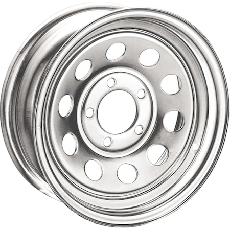 Loadstar Tires loadstar Modular Steel Wheel (Rim) w/Rivets, Chrome 20366